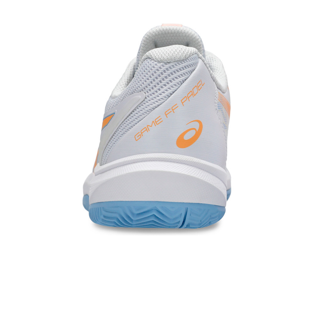 Asics Zapatillas Padel Mujer GAME FF PADEL BLANCO vista trasera