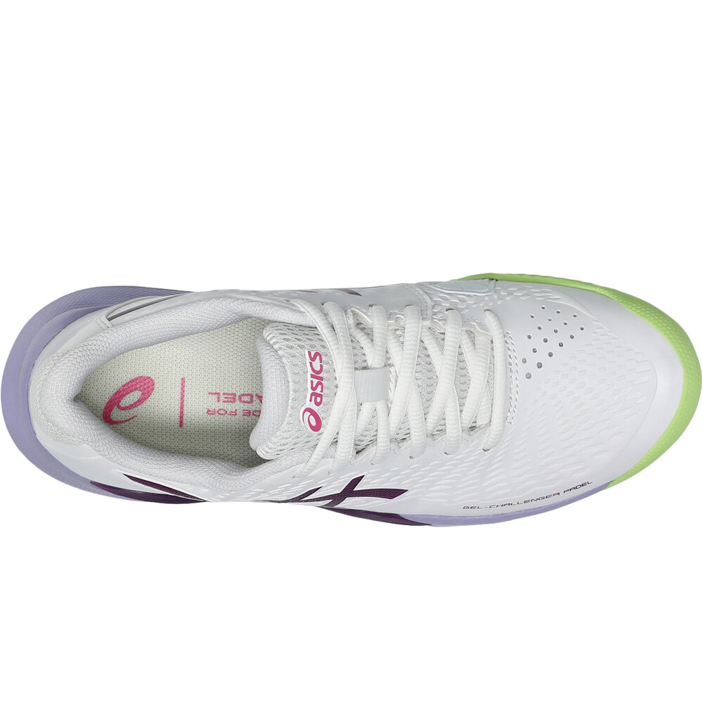 Asics Zapatillas Padel Mujer GEL CHALLENGER 14 PADEL BLANCO 05