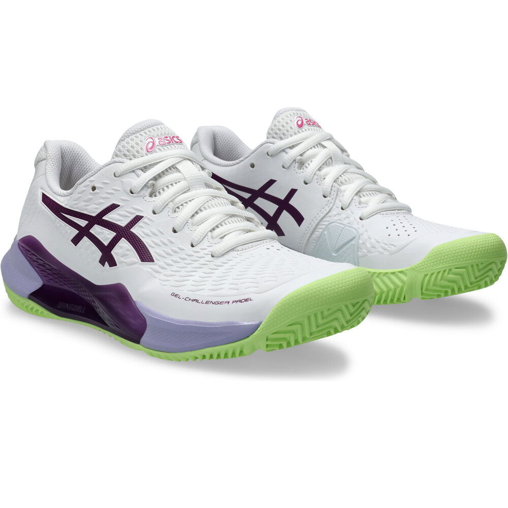 Asics Zapatillas Padel Mujer GEL CHALLENGER 14 PADEL BLANCO lateral interior