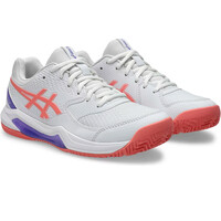 Asics Zapatillas Padel Mujer GEL-DEDICATE 8 PADEL BLANCO lateral interior