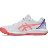 Asics Zapatillas Padel Mujer GEL-DEDICATE 8 PADEL BLANCO puntera