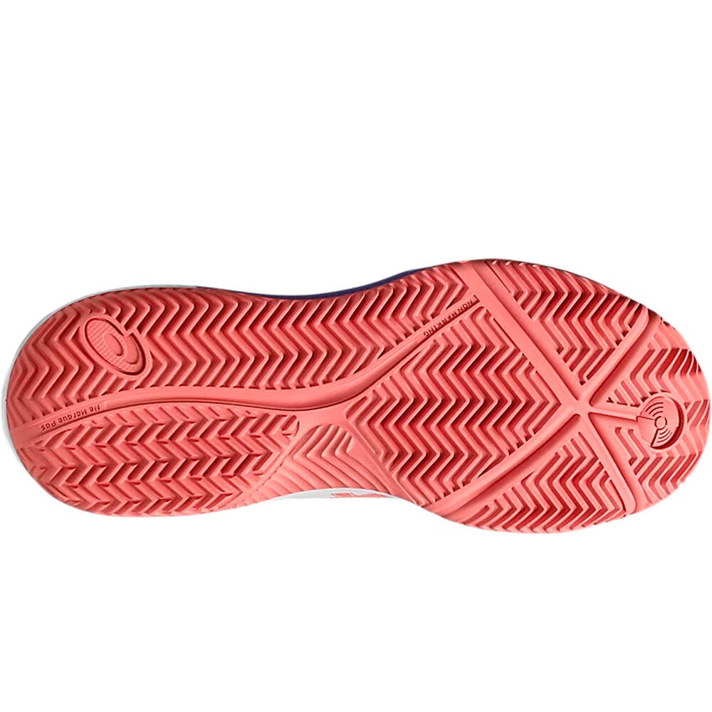 Asics Zapatillas Padel Mujer GEL-DEDICATE 8 PADEL BLANCO vista superior
