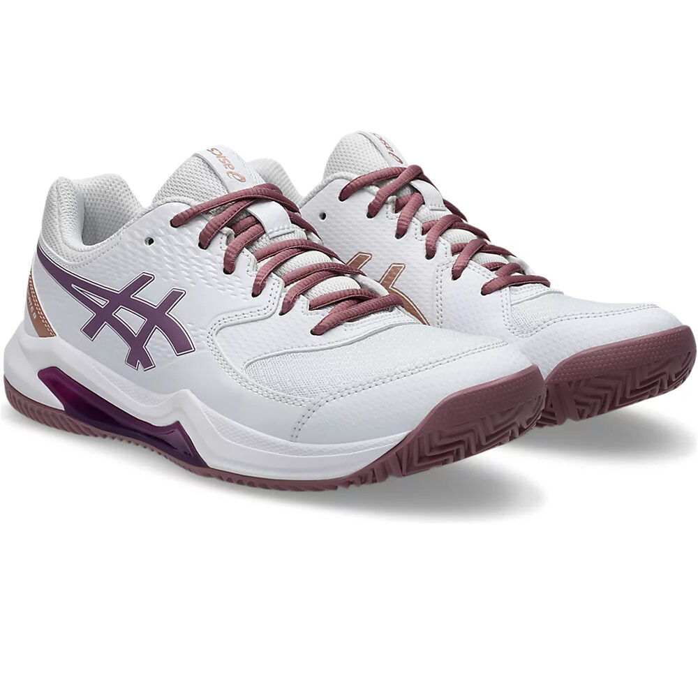 Asics Zapatillas Padel Mujer GEL DEDICATE 8 PADEL MARRON lateral interior