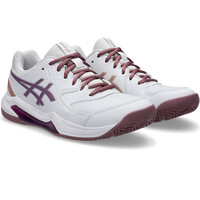 Asics Zapatillas Padel Mujer GEL DEDICATE 8 PADEL MARRON lateral interior