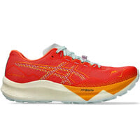 Asics zapatillas trail hombre FUJISPEED 3 NARANJA lateral exterior