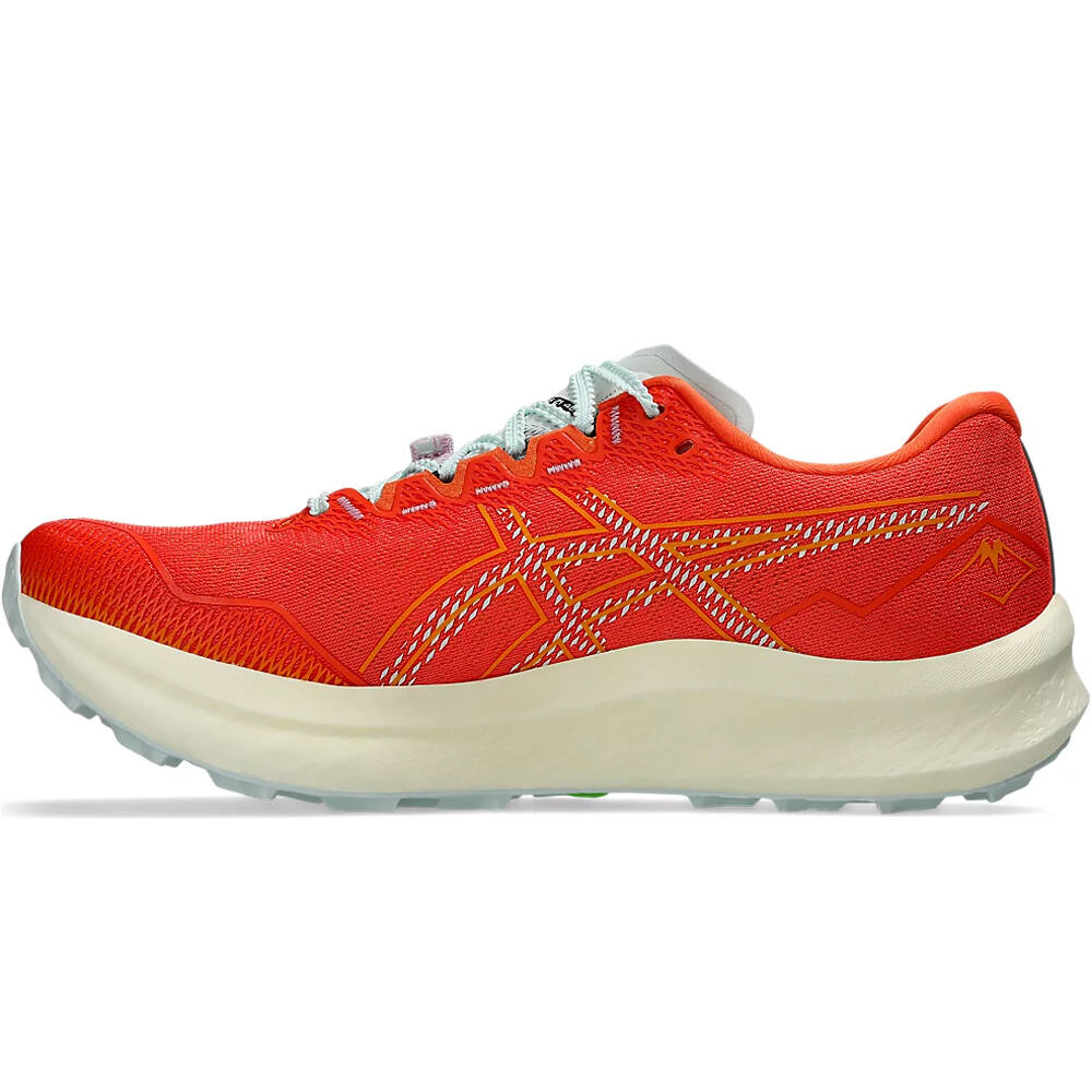 Asics zapatillas trail hombre FUJISPEED 3 NARANJA puntera