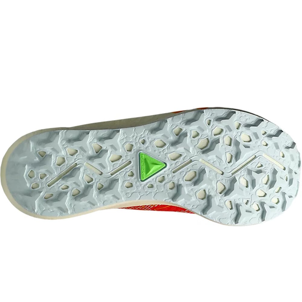 Asics zapatillas trail hombre FUJISPEED 3 NARANJA vista superior