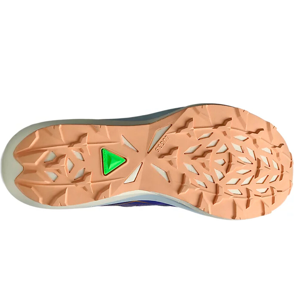 Asics zapatillas trail hombre FUJISPEED 4 AZUL vista superior