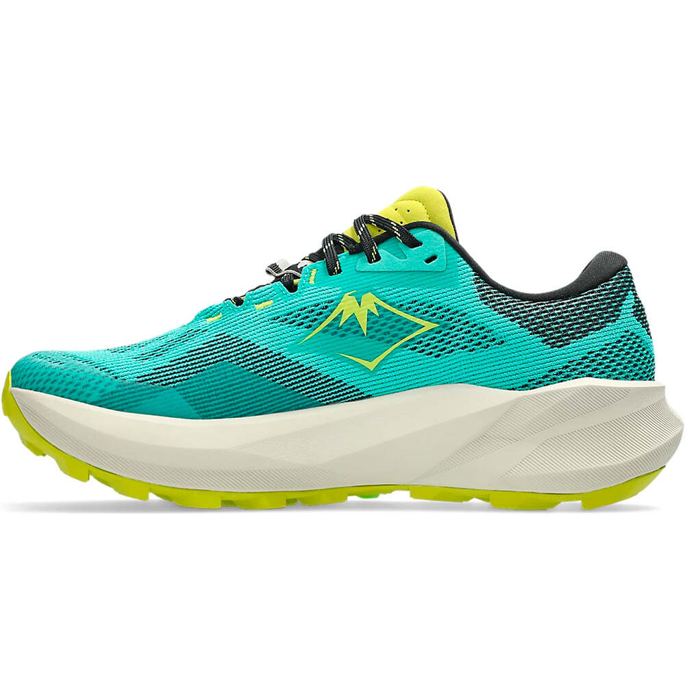 Asics zapatillas trail hombre TRABUCO 14 VERDE puntera