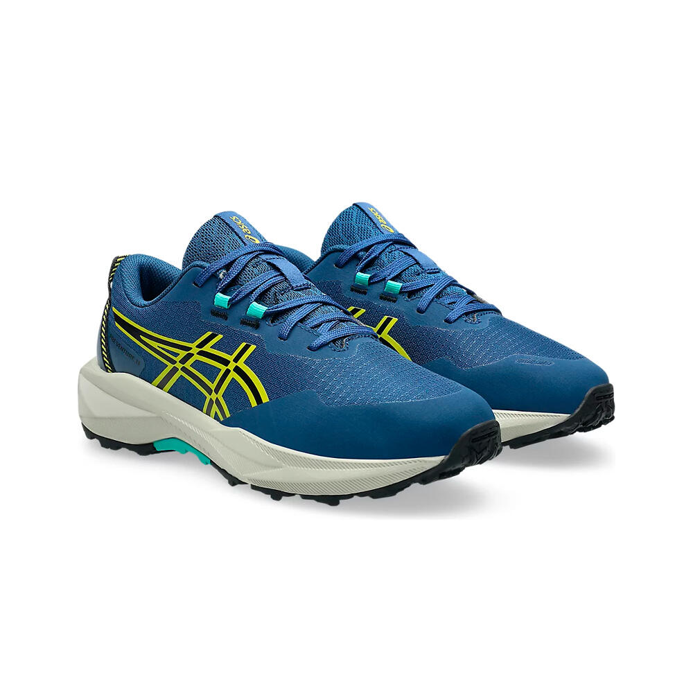 Asics zapatillas trail niño PRE VENTURE 11 GS AZUL vista trasera