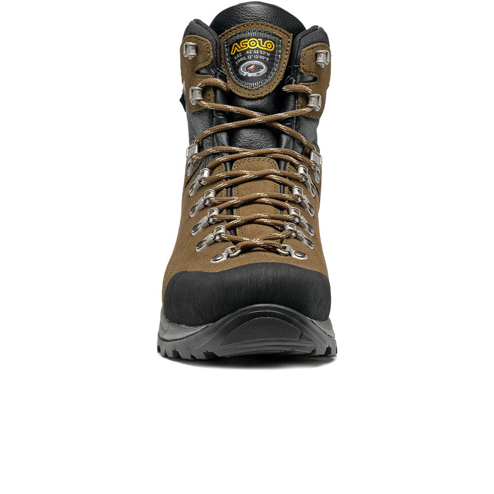 Asolo bota montaña cuero hombre GREENWOOD EVO GV MARRON puntera