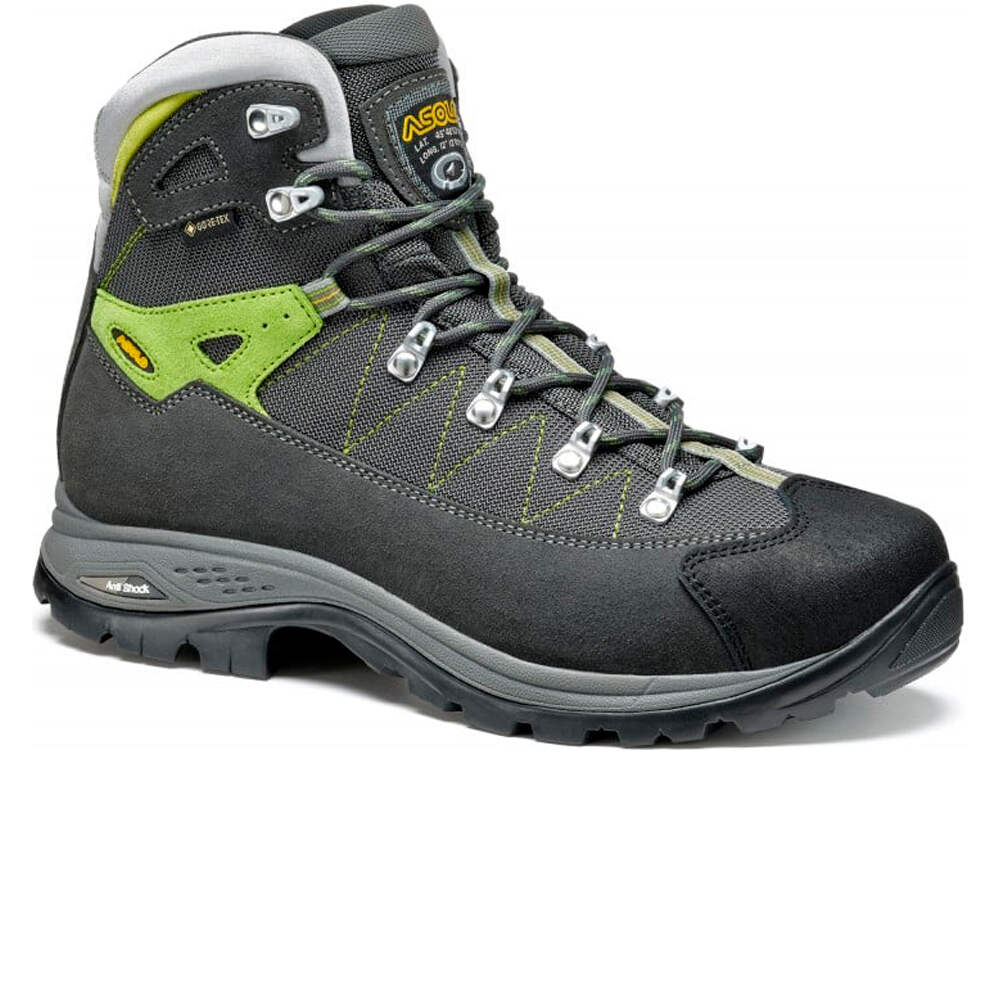 Asolo bota trekking hombre FINDER GV GRIS lateral interior