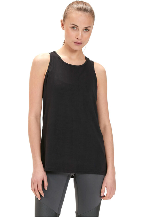 Athlecia camiseta tirantes fitness mujer MOTA GRIS