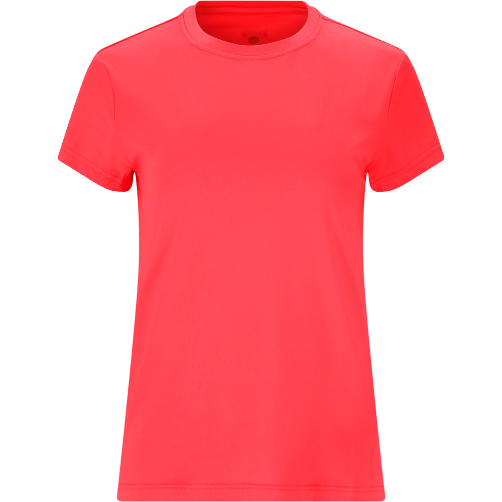 Athlecia camisetas fitness mujer ALMI NARANJA 04