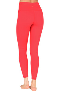 Athlecia pantalones y mallas largas fitness mujer BLOOM NARANJA vista trasera