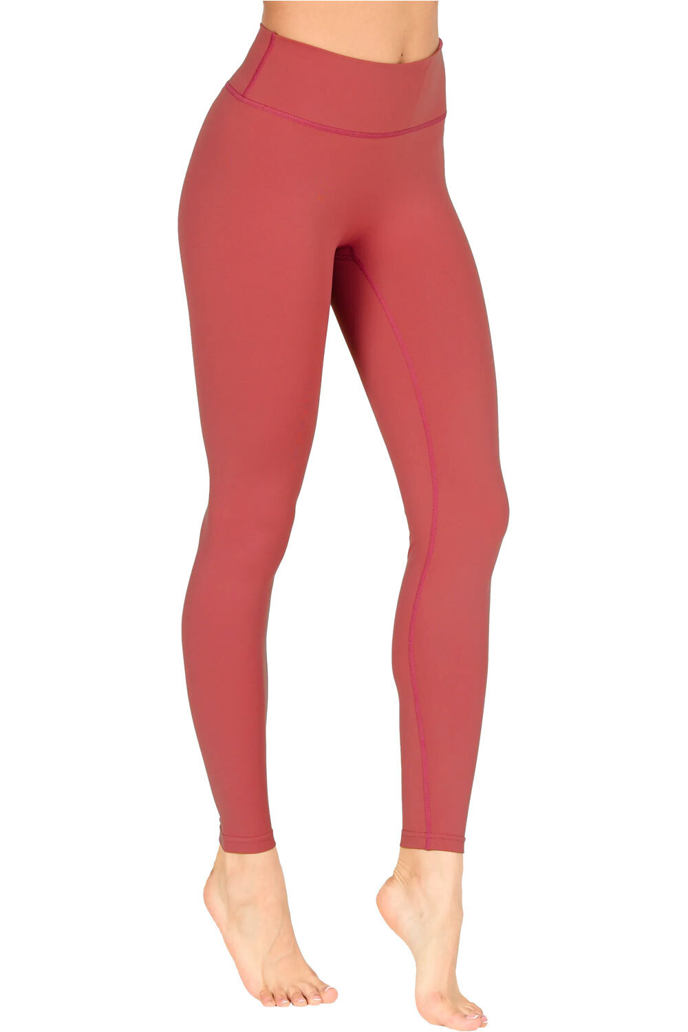 Athlecia pantalones y mallas largas fitness mujer LUXE ROSA vista frontal