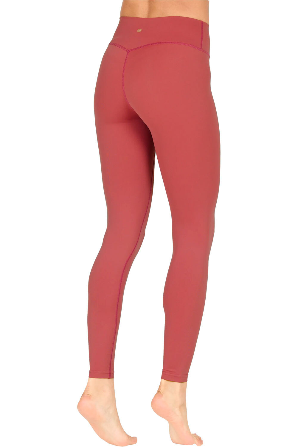 Athlecia pantalones y mallas largas fitness mujer LUXE ROSA vista trasera