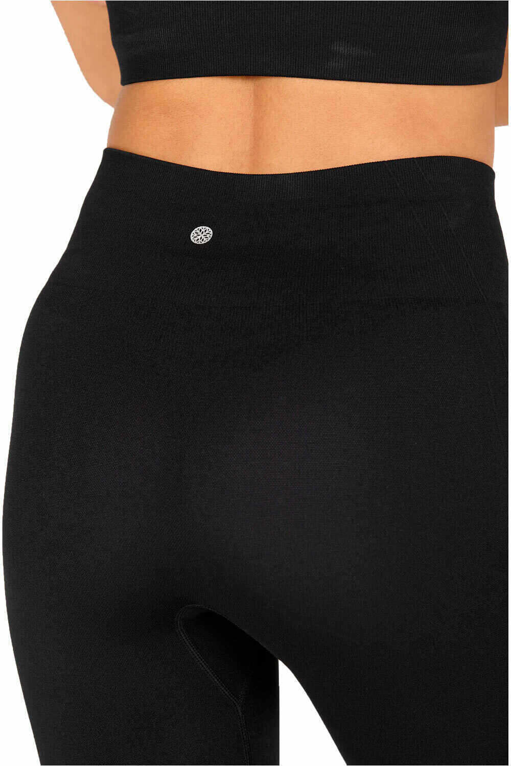 Athlecia pantalones y mallas largas fitness mujer NAGAR V2 NEGRO 03