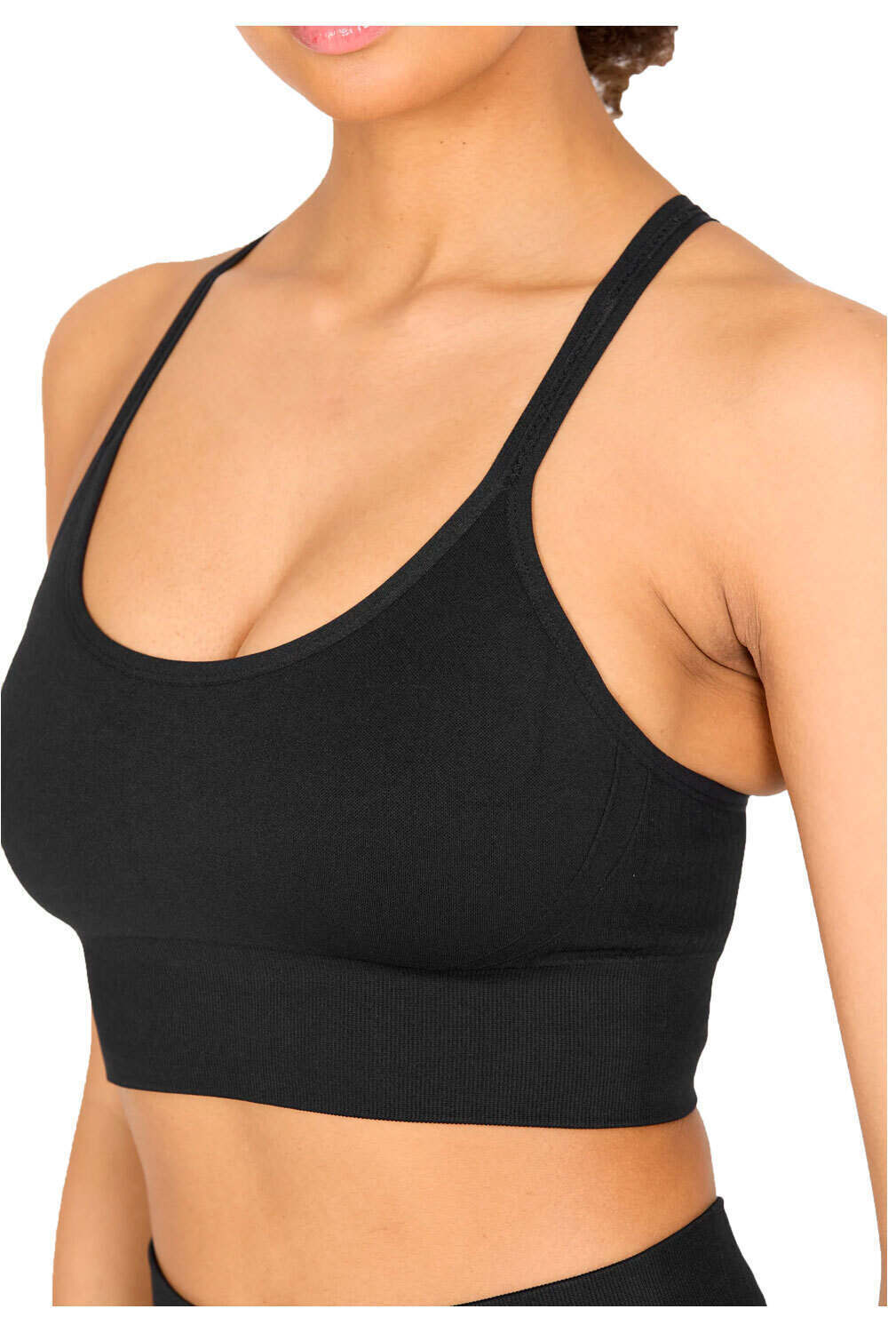 Athlecia sujetadores deportivos FOAN V3 NEGRO vista detalle