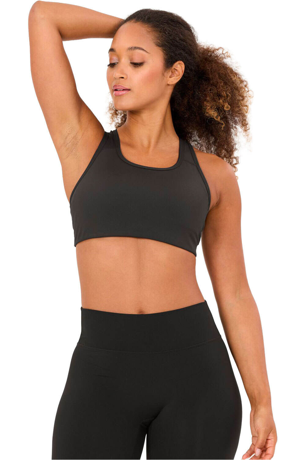 Athlecia sujetadores deportivos MYOLIE V2 NEGRO vista frontal