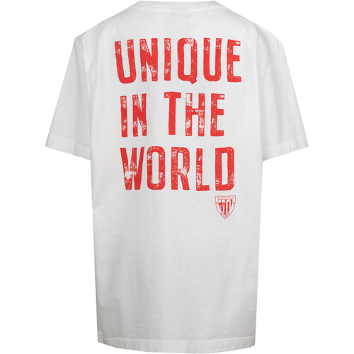 Athletic Club camiseta entrenamiento niño UNIQUE TEXT BLANCO
