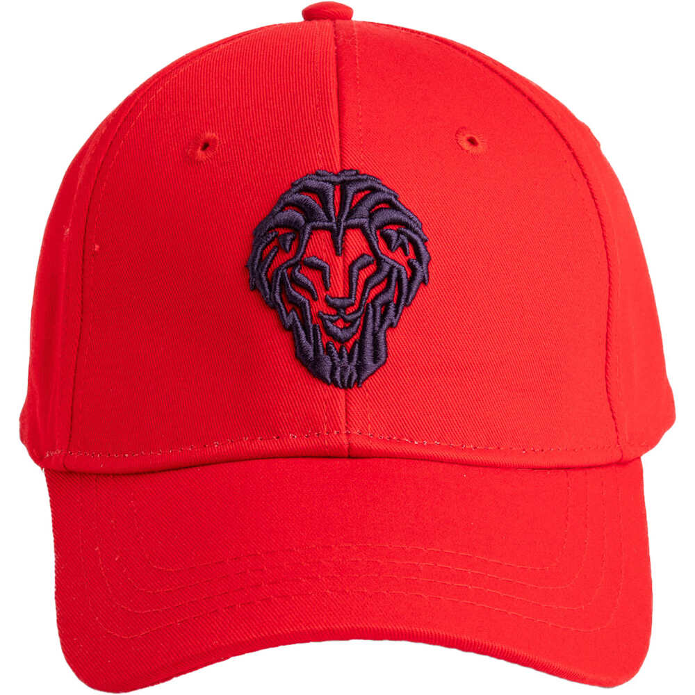 Athletic Club gorras fútbol LEON 3D ROJO vista frontal