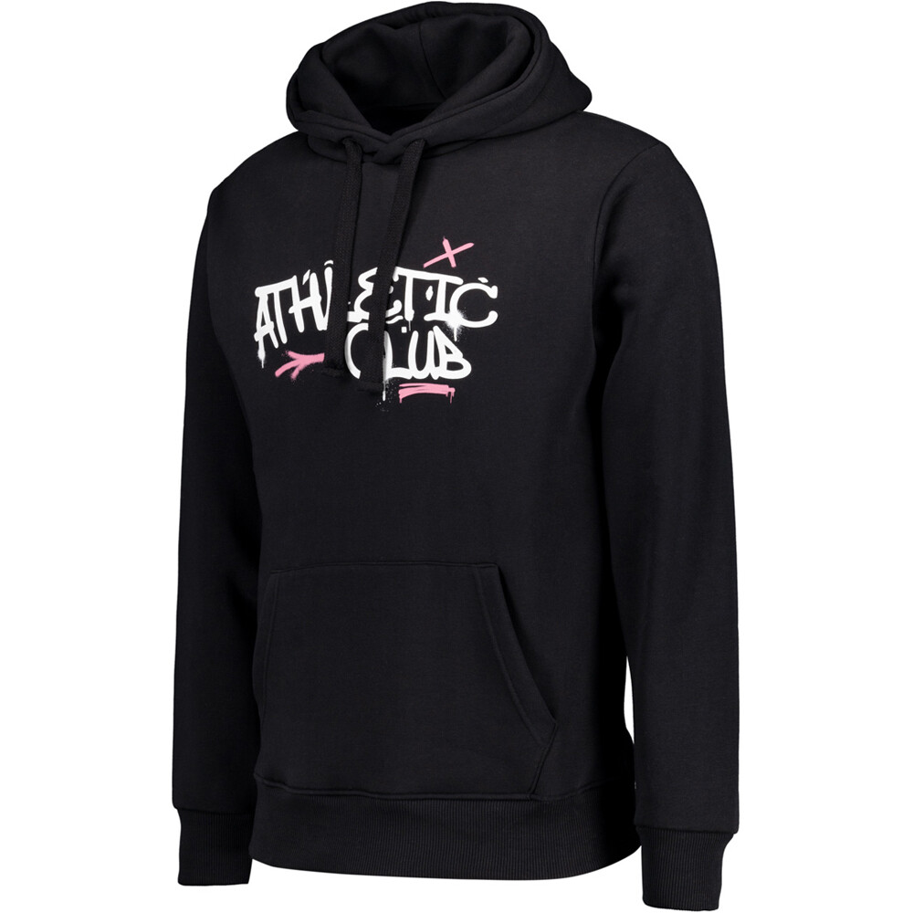 Athletic Club sudadera entrenamiento fútbol GRAFFITI NEGRO vista frontal