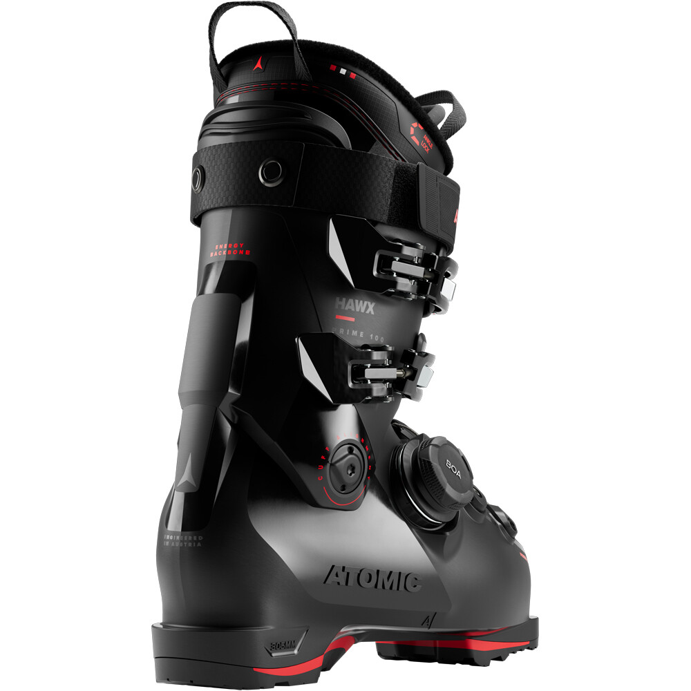 Atomic botas de esquí hombre HAWX PRIME 100 BOA BLACK/RED NEGRO puntera