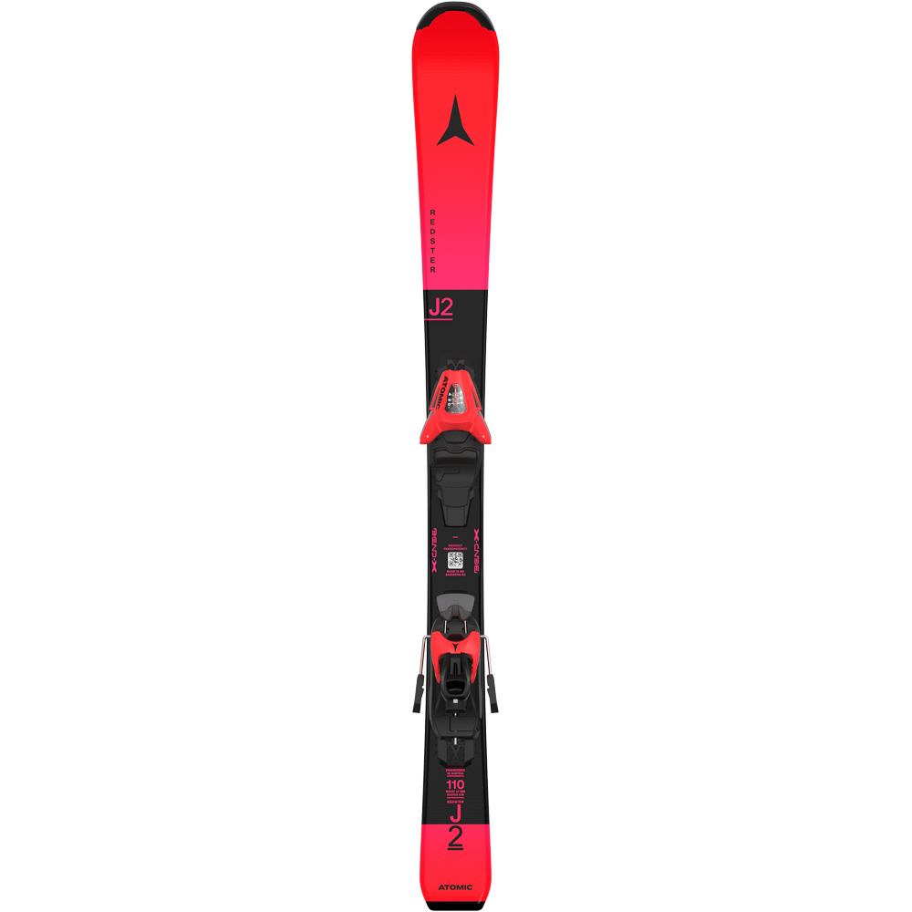 Atomic pack esquí y fijacion REDSTER J2 100-120 + C 5 GW RE ROJO 03