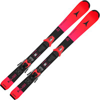 Atomic pack esquí y fijacion REDSTER J2 100-120 + C 5 GW RE ROJO vista frontal