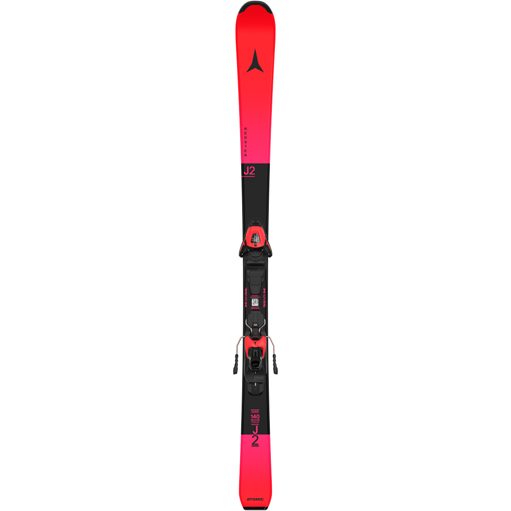 Atomic pack esquí y fijacion REDSTER J2 130-150 + L 6 GW RE ROJO 03