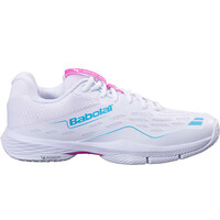 Babolat Zapatillas Padel Mujer SENSA RISE BLANCO lateral exterior