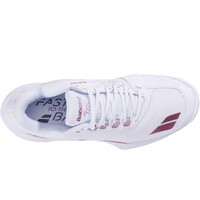 Babolat Zapatillas Tenis Mujer JET TERE 2 CLAY BLANCO vista superior