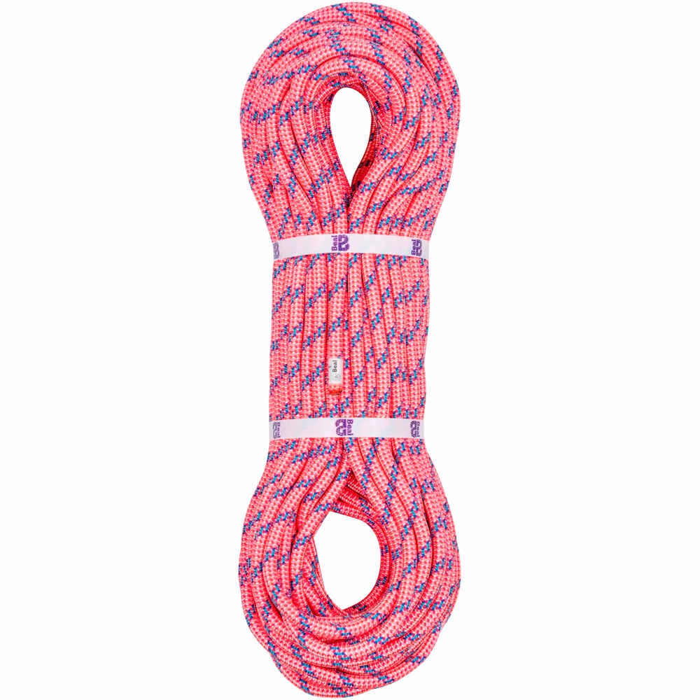 Beal cuerda escalada BERLIN 9.8MM 80M ROSA vista frontal