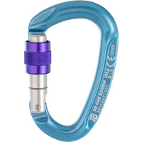 Beal mosquetón seguridad BE ONE SCREW MATT AZUL vista frontal