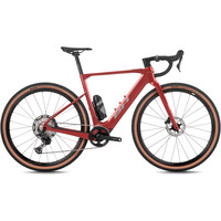 Bh BICICLETA ELÉCTRICA CARRETERA iGRAVELX CARBON 2.7 2027 ROJO vista frontal