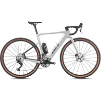 Bh BICICLETA ELÉCTRICA CARRETERA iGRAVELX CARBON 2.8 2027 GRIS vista frontal