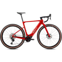 Bh BICICLETA ELÉCTRICA CARRETERA iGRAVELX NX CARBON 2.7 2027 ROJO vista frontal