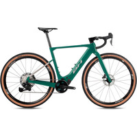 Bh BICICLETA ELÉCTRICA CARRETERA iGRAVELX NX CARBON 2.9 2027 VERDE vista frontal