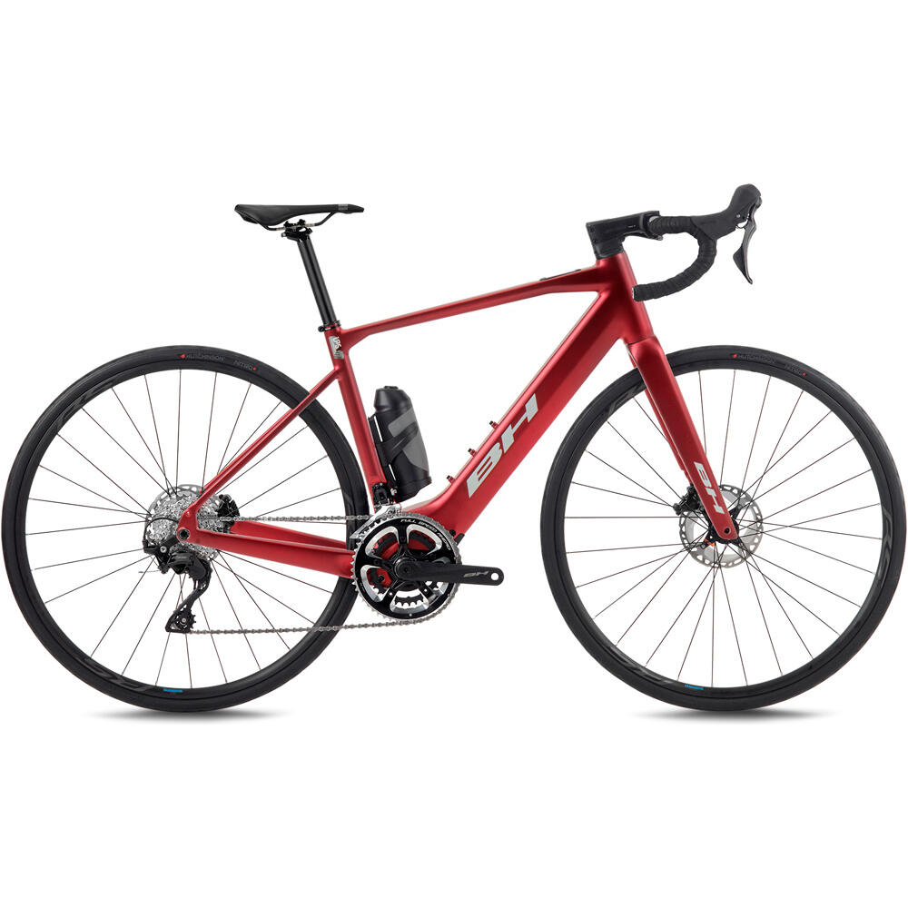 Bh BICICLETA ELÉCTRICA CARRETERA iRS1 1.2 2027 ROJO vista frontal