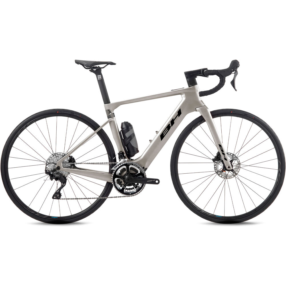 Bh BICICLETA ELÉCTRICA CARRETERA iRS1 CARBON 1.4 2027 GRIS vista frontal