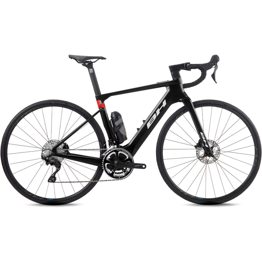 Bh BICICLETA ELÉCTRICA CARRETERA iRS1 CARBON 1.4 2027 NEGRO vista frontal