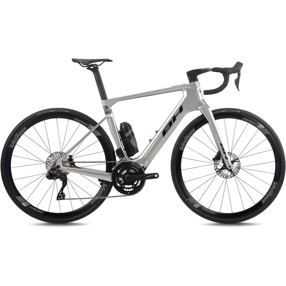 Bh BICICLETA ELÉCTRICA CARRETERA iRS1 CARBON 1.5 2027 GRIS vista frontal