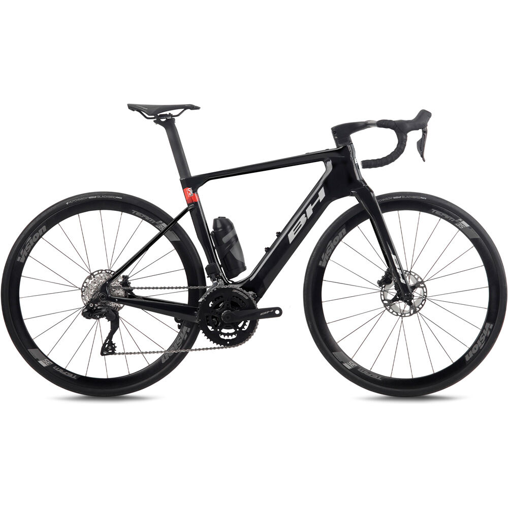 Bh BICICLETA ELÉCTRICA CARRETERA iRS1 CARBON 1.5 2027 NEGRO vista frontal