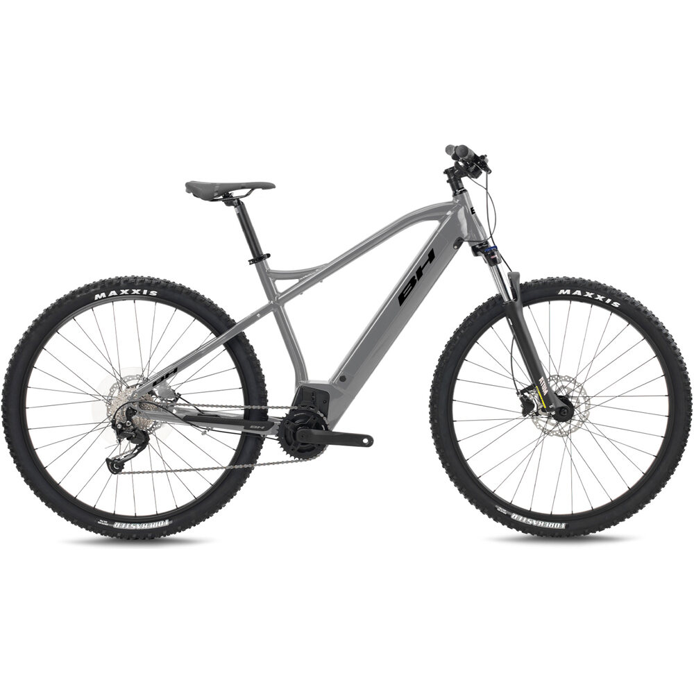 Bh BICICLETA ELÉCTRICA MONTAÑA ATOM 29 2025 GRIS vista frontal