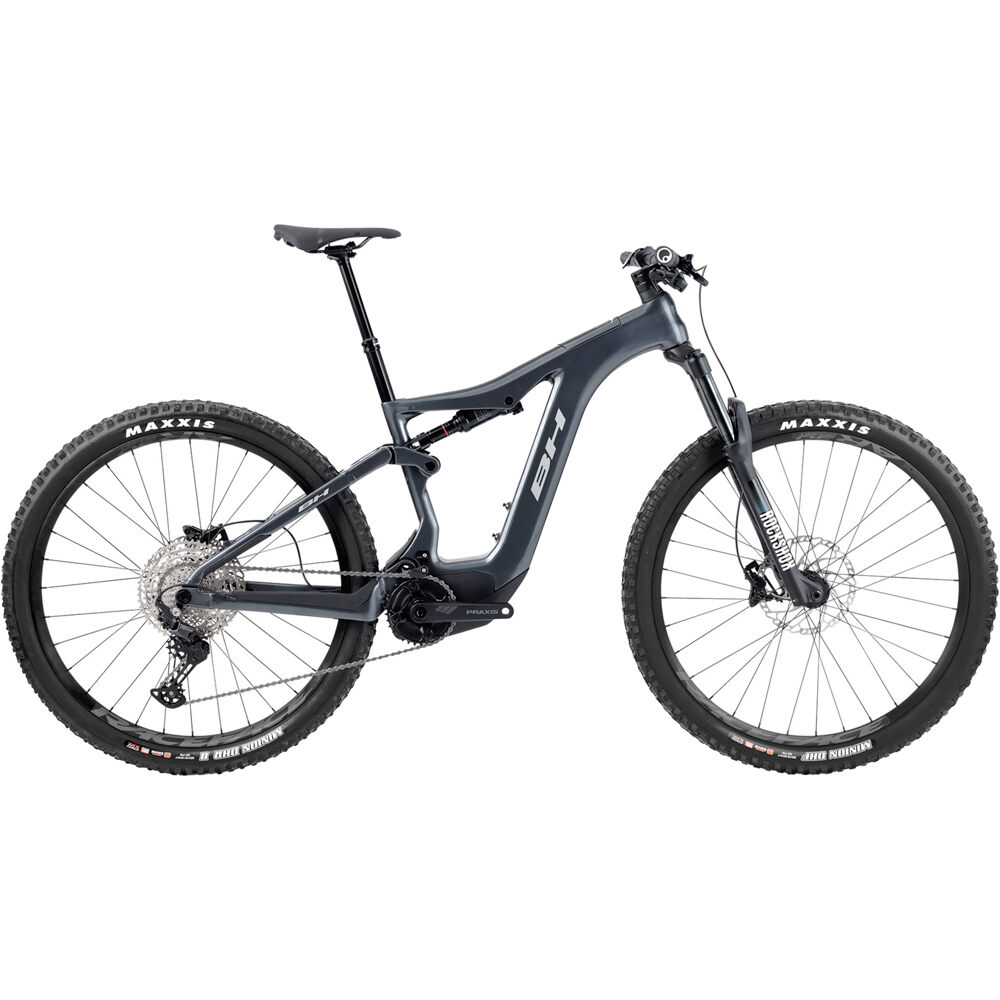 Bh BICICLETA ELÉCTRICA MONTAÑA ATOMX LYNX 8.2 GRIS vista frontal