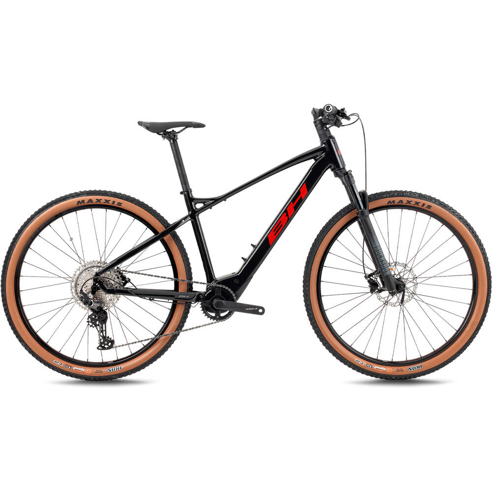 Bh BICICLETA ELÉCTRICA MONTAÑA CORE 29 2027 NEGRO vista frontal