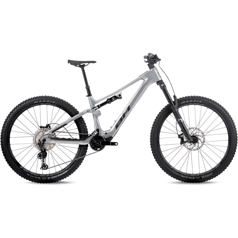 Bh BICICLETA ELÉCTRICA MONTAÑA iLYNX+ DL ENDURO CARBON 9.5 2027 GRIS vista frontal