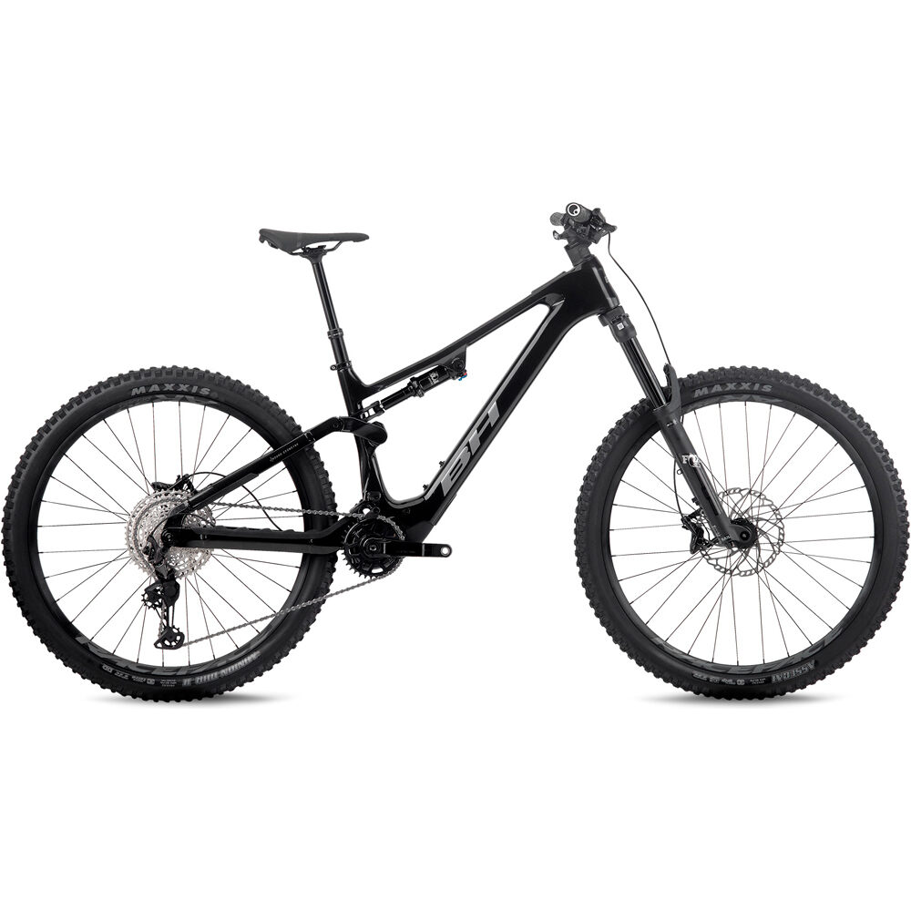 Bh BICICLETA ELÉCTRICA MONTAÑA iLYNX+ DL ENDURO CARBON 9.5 2027 NEGRO vista frontal