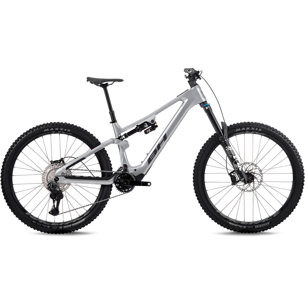 Bh BICICLETA ELÉCTRICA MONTAÑA iLYNX+ DL ENDURO CARBON 9.6 2027 GRIS vista frontal